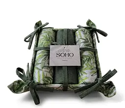 Набір рушників кухонних бавовна 100% SOHO Flower 40х60 см 3 шт (BS 45539H)