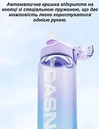 Пляшка для води Casno 1000 мл KXN-1258 Чорна (KXN-1258_Black) - мініатюра 4