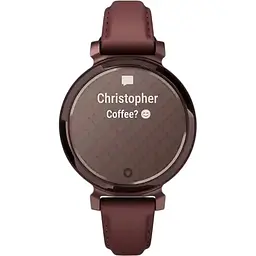 Смарт-годинник Garmin Lily 2 Classic Dark Bronze with Mulberry Leather Band (010-02839-03) - мініатюра 6