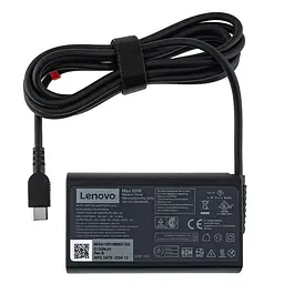 Блок живлення для ноутбука LENOVO TYPE-C 65W Чорний OVALE - мініатюра 2