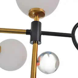 Люстра Brille світлодіодна молекула 40+13W WW+NW+CW WH G (BL-752S/8) - мініатюра 6