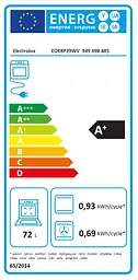 Духова шафа електрична Electrolux 72 л A+ пара дисплей конвекція піроліз телескопічні напрямні білий - мініатюра 10