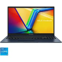 Ноутбук ASUS Vivobook 15 A1504VA з процесором Intel Core i5-1335U pana la 4.6GHz, 15.6'', Full HD, IPS, 16GB DDR4, 512GB SSD, Intel Iris X, графікою, No OS, Quiet синій