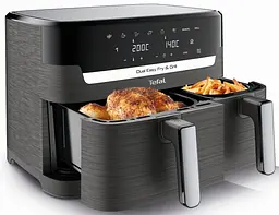 Аерогриль Tefal Dual EasyFry & Grill AirFryer чорний 2700 Вт (EY905B10) - мініатюра 10
