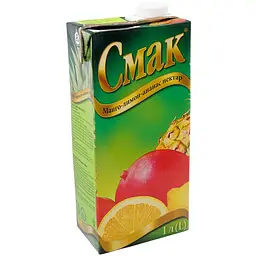 Нектар Смак Манго-Лимон-Ананас 1 л