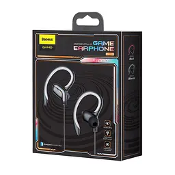 Дротові навушники Baseus Gamo Immersive Virtual 3D Game Type-З Earphone, 1.2m, black - мініатюра 4