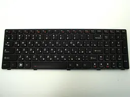 Клавіатура для LENOVO IdeaPad Y580 (RU Black, з підсвічуванням клавіш). Оригінал. - мініатюра 3