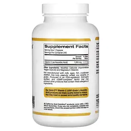 Витамин С Gold Vitamin C 1000 mg 240 caps CGN vit0006292 - миниатюра 2