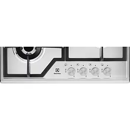 Варильна поверхня газова Electrolux 60 см чугун нержавіюча сталь - мініатюра 3