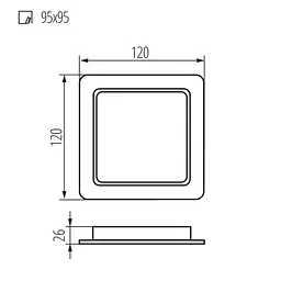 Світильник Kanlux Tavo LED DL 9W-NW down-light (36516) - мініатюра 2