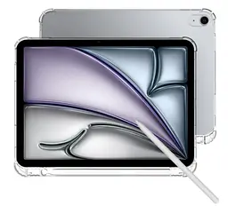 Чохол-накладка CDK для Apple iPad Air 11" M3 2025 Silicone Corner Air Bag Слот під Стілус (017974) clear - мініатюра 3