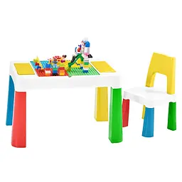 Дитячий функціональний столик і стільчик Poppet 5в1, жовтий (PP-002Y) - мініатюра 3