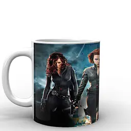 Кухоль GeekLand чорний вдова Black Widow чорний Вдова три образи BW.02.008.955 330 мл білий - мініатюра 2
