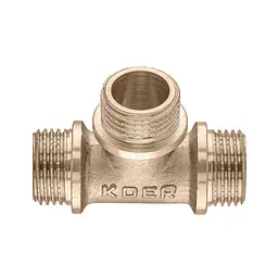 Трійник Koer Kf.T06M.Wn - 1/2'' MMM без нікелю MX1528 - мініатюра 2
