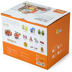 Дерев'яний ігровий набір Viga Toys Пожежна станція (50828) - мініатюра 6