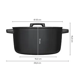 Каструля чавунна Fiskars Folken 4 л (1075698) - мініатюра 4