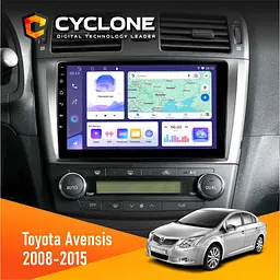 Штатна магнітола Toyota Avensis 2008-2015 Cyclone C9-011 4x64, DSP Cyclone (НФ-00007150)