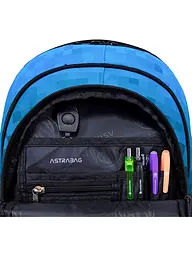 Рюкзак 3 відділення ASTRABAG AB330 BLUE PIXEL (502024092) - мініатюра 3