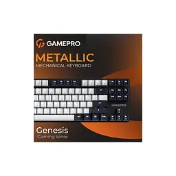 Клавіатура GamePro Genesis Metallic MK110B Outemu Red Switch USB UA Black (MK110B) - мініатюра 7