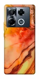 Чохол Demsky Червоний корал мармур для Infinix Note 40 Pro 4G