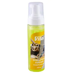 Очищувач пінний Vitol універсальний для текстиля, шкіри, пластика 200 мл (VAC-2001) - мініатюра 2