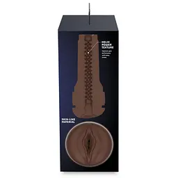 Мастурбатор-вагіна Kiiroo Feel Stroker Dark Brown для секс-машини Keon - мініатюра 9