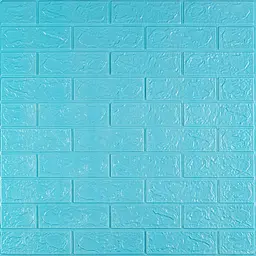 3D панель самоклеюча цегла Бірюза 700х770х3мм (002-3) SW-00000573