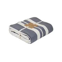 Плед Lotus Home - Infinity Stripe сірий 200x220 - мініатюра 6