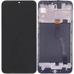 Дисплей Samsung A105FN Galaxy A10 Dual Sim/M105 чорний, оригінал PRC, з рамкою