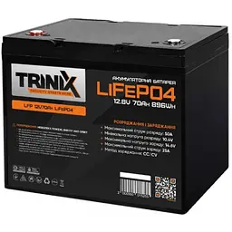 Акумулятор Trinix 12V 70Ah LiFePo4