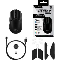 Мишка HyperX Pulsefire Haste 2 Wireless Black (6N0B0AA) - мініатюра 9