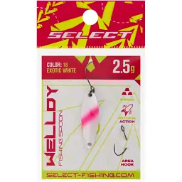 Блешня Select Welldy 2.5g 31mm #18 Exotic White - мініатюра 2