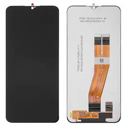 Дисплей Samsung A037F Galaxy A03s, чорний, без рамки, Original (PRC), з жовтим шлейфом, (160,5x72 mm)