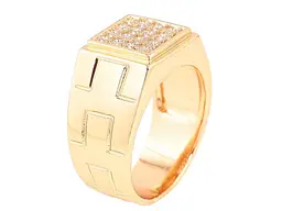 Перстень XUPING Позолота 18K "Інкрустація цирконієм" (261122) р.19 - мініатюра 2
