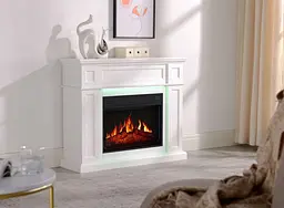 Камінокомплект ArtiFlame Linz AF23S білий з LED підсвічуванням - мініатюра 9