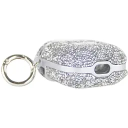 TPU чохол Bling World Rock Diamond для навушників AirPods 1/2 Срібний - мініатюра 5