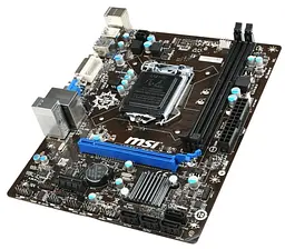 Материнська плата MSI H81M-E33 (H81M-E33) (Socket 1150, Intel H81, Micro-ATX) Б/в - мініатюра 3