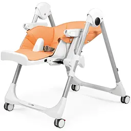 Стілець для годування Peg-Perego Prima Pappa Follow Me Peach (персиковий) (IH01000000BL68) - мініатюра 4
