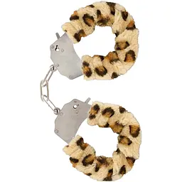Наручники Toy Joy Furry Fun Cuffs 28 см леопардовий