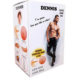 Секс-лялька з вібрацією Boss Series Dennis 160 см тілесна - мініатюра 2