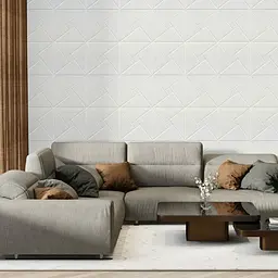 Самоклеюча декоративна стельова стінна 3D панель Sticker Wall 680x670х5.5мм Орігамі 173 SW-00000182 - мініатюра 5