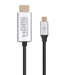 Кабель Promate HDMI-USB Type C V 2.0 2 м (hdlink-60h.grey)