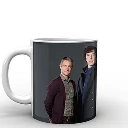 Кухоль GeekLand Шерлок Холмс Sherlock Шерлок та його друзі SH.002.20 330 мл білий - мініатюра 2