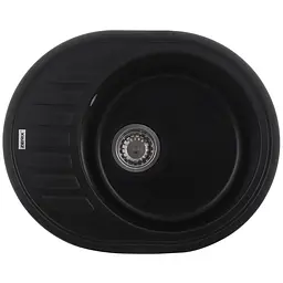 Кухонна мийка Zerix ZS-6250R-14 black металік ZX4554, Чорний матовий
