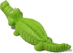 Іграшка для жування Derby Alligator з пищалкою, Зелений - мініатюра 2