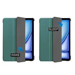 Чохол-книжка BeCover Smart Case для Apple iPad Air 13" M2/M3 2024/2025 Dark Green (711613) - мініатюра 5