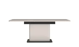 Стіл Vodol 1600/2000x900x750 бежевий з чорною окантовкою TBLT7088 - мініатюра 3