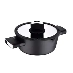 Каструля з кришкою Bergner Ion plus 20 см 2 л (BG-35910-BK)