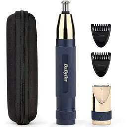 Тример Babyliss для брів, вусів, носа та вух синій (E112E)