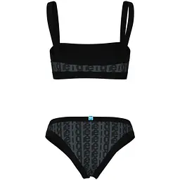 Купальник Arena Monogram Bikini Bandeau Black/Multi L (1097-007046-551 L) - мініатюра 2